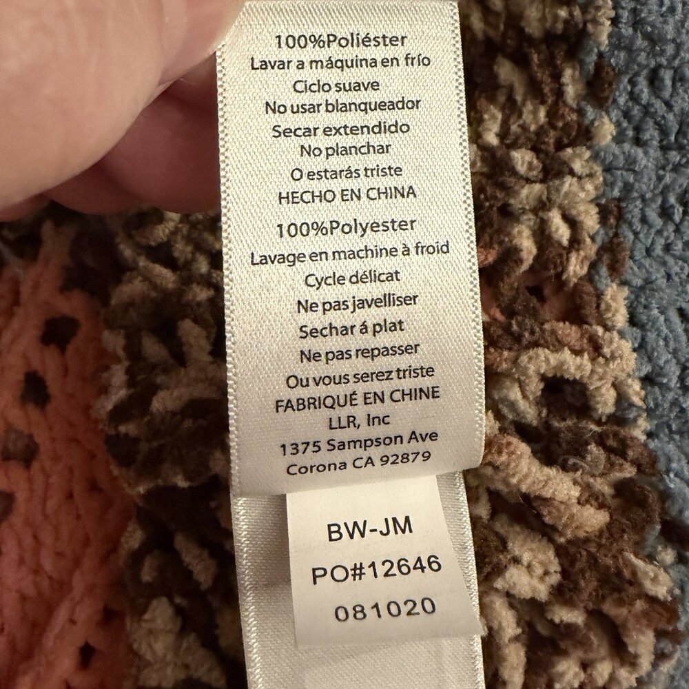 LuLaRoe Britney Chunky Knit‎ Colorblock Sweater – Size L - Picture 7 of 9